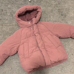3 for $20✨Zara Kids Dusty Rose Puffer Jacket